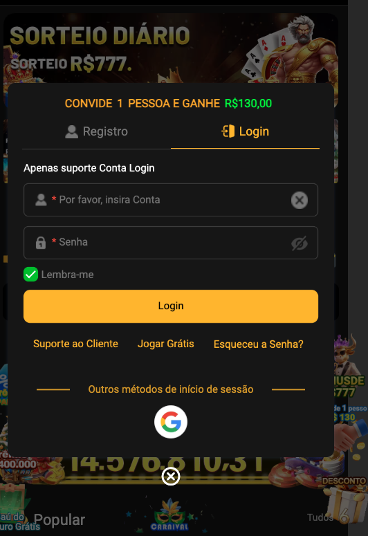 Aplicativo móvel BET59